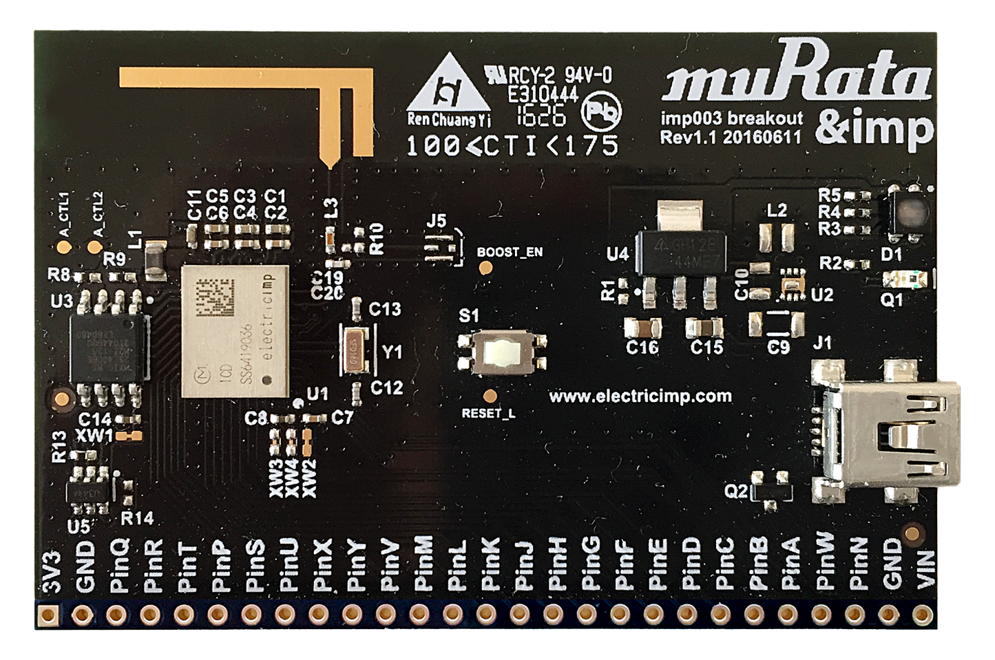 imp003 Breakout Board